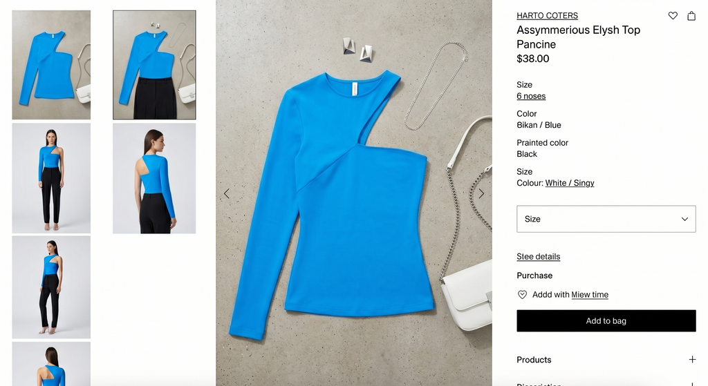 Cut-Out Asymmetrical Top